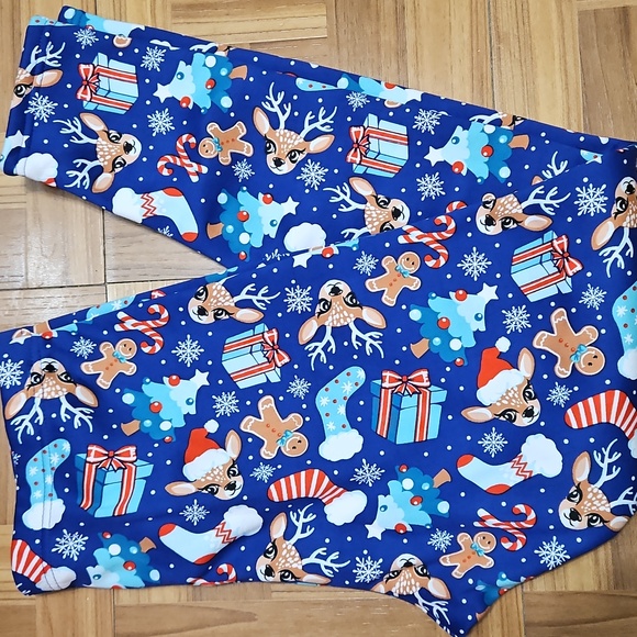 NO BOUNDARIES Christmas warm leggings - Picture 1 of 10